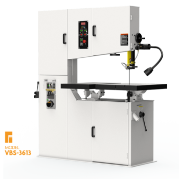FUHO Contour Bandsaw VBS-3613 (Blade motor; 3 HP/2.2 KW × 3 Phase) Cutting height max 330mm / 13 inch - Image 3