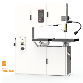 FUHO Contour Bandsaw VBS-3613 (Blade motor; 3 HP/2.2 KW × 3 Phase) Cutting height max 330mm / 13 inch - Image 33