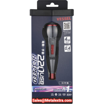 VESSEL Screwdriver Electric Dora Ball Grip 1 Bits, Rechargable, 220USB-S1 - Image 6
