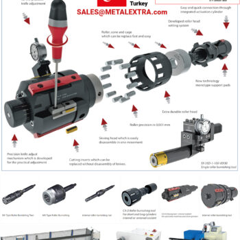 YAMASA Internal Roller Burnishing DX type (For blind/though hole metal 42-45 HRC) Ø5mm - Ø350mm - Image 2