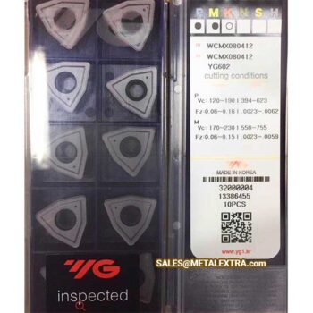 YG-1 Drilling Inserts (WCMX) ISO Metric for General Purpose - Image 3