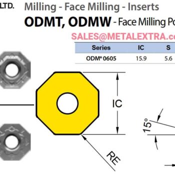 YG-1 Face Milling Positive ODMT 060508 (8 Corners) Insert for General Purpose - Image 4