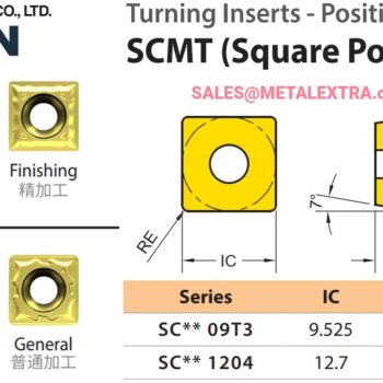 Alternative view of YG-1 Turning Insert Positive (ISO) SCMT-UG for General