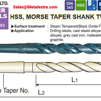 Alternative view of YG-1 Twist Drill, Morse Taper, DIN 345, HSS, D1205 ø5mm - ø60mm